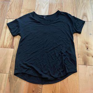 Banana Republic Black Short Sleeved Shirt: Size S